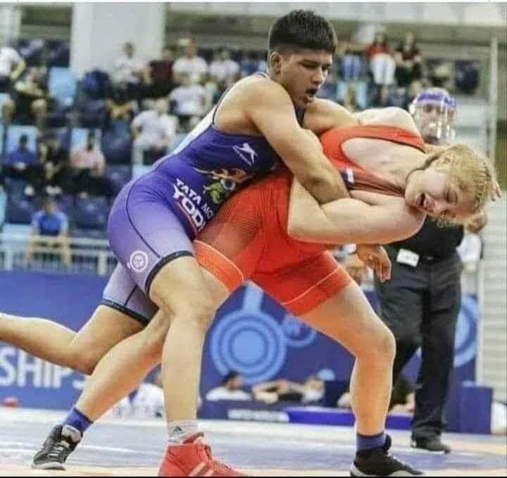 #World_championship में प्रिया मलिक ने   पहला Gold medal भारत के नाम किया 🙏🏼☺️
