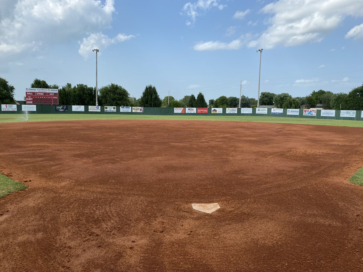 New infield put in today!