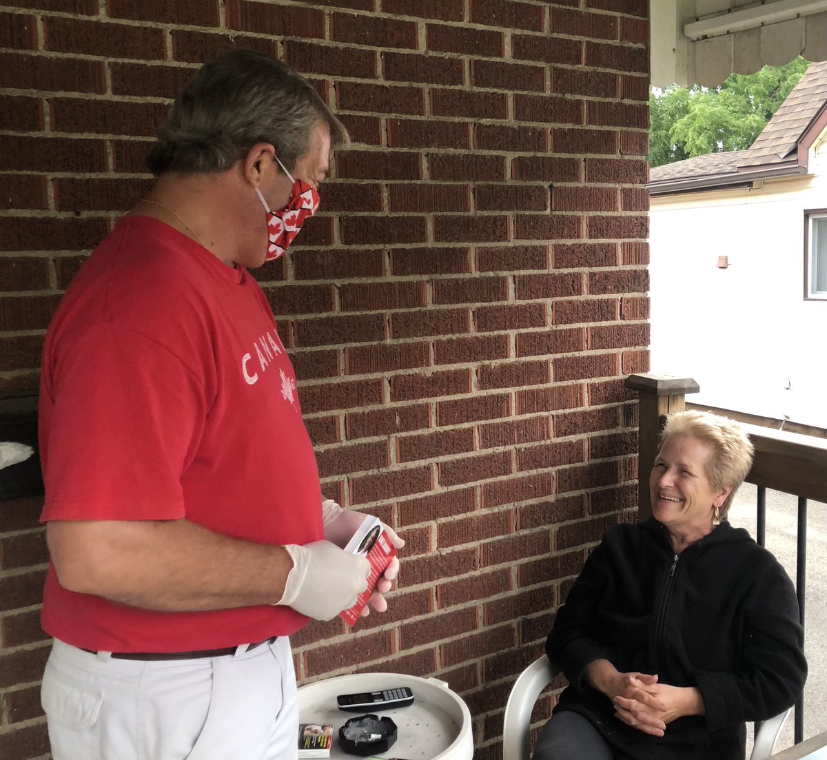 VBadawey's tweet photo. It was great getting out in Welland today with the Liberal team to check in with the community. It was nice to see community leader, Mary Dolan and many others at the door. Thank you to all the volunteers who came out today and all the residents for giving their time. #LPCVirtual https://t.co/U07qxkpSJ1