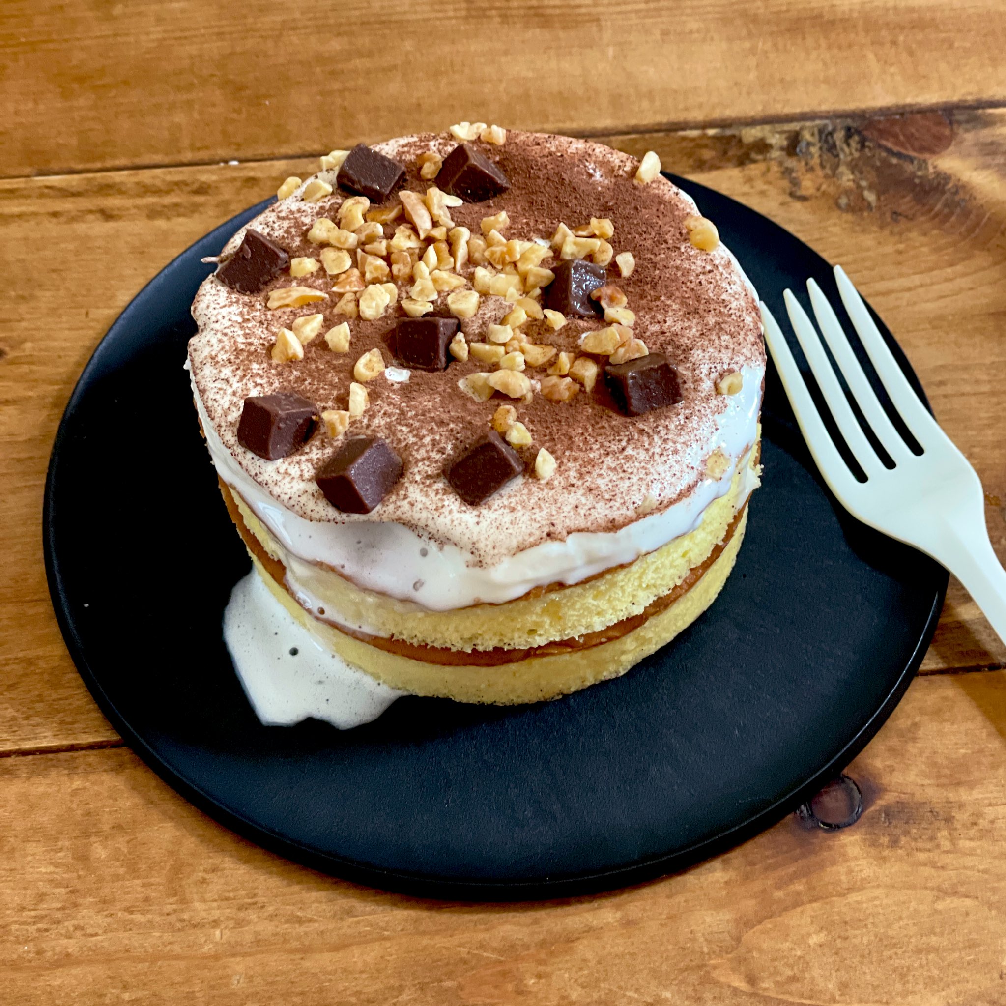 セブンイレブンのパンケーキチョコのおすすめの食べ方 周りのフィルムごと温めると最高の仕上がりに 話題の画像プラス