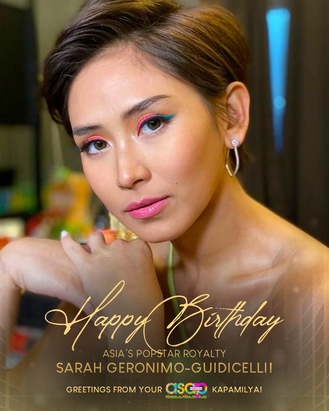 Happy Birthday Asia s Popstar Royalty, Sarah G! We love you! SARAH GERONIMO DAY
HAPPY BIRTHDAY SARAH G 