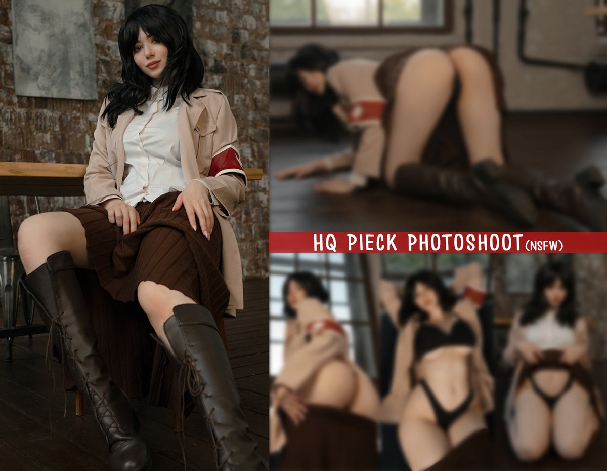 Full Pieck photoshoot is available on my Patreon page: 

https://t.co/eLx2EPPAuT

🔥🔥🔥 https://t.co/qUyVi2LtXc