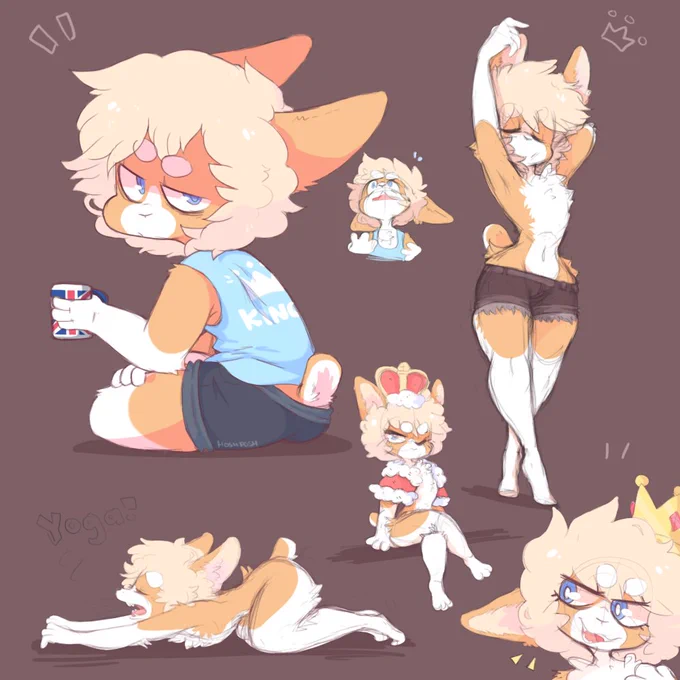 thinking about Alfie and how i havent drawn him in 2 years 