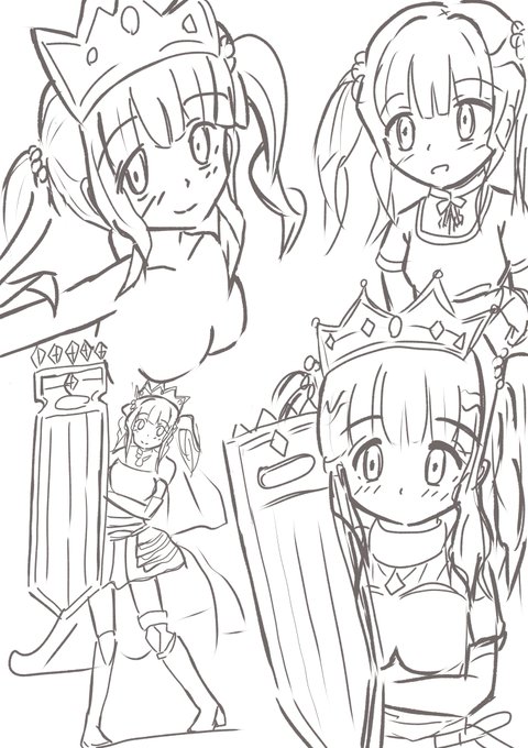 二葉さなちゃんラフ描いたぁ!!ほぼ初描きです(*^^*)かわゆい🎵
#マギレコ 