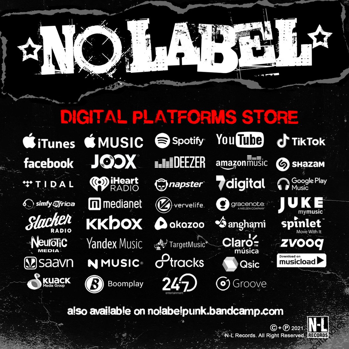 semoga dapat mengobati rindu abang - mpok - encang - encing sekalian 

 NOLABEL 
• album 1 HUAAAA
• album 2 FOR BAD COUNTRY
• album 3 MANUSIA MERDEKA 
 dapat di download di digital flatform kesayangan kalian .

#digitalflatform
#huaaa
#forbadcountry
#manusiamedeka
#nolabelband