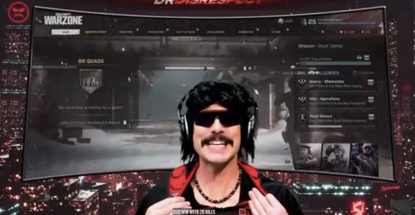 DarkHorse1981's tweet photo. “THE V OF SUCCESS” #drdisrespect #wbs #twadesummer https://t.co/EMZJ5ja3Hi