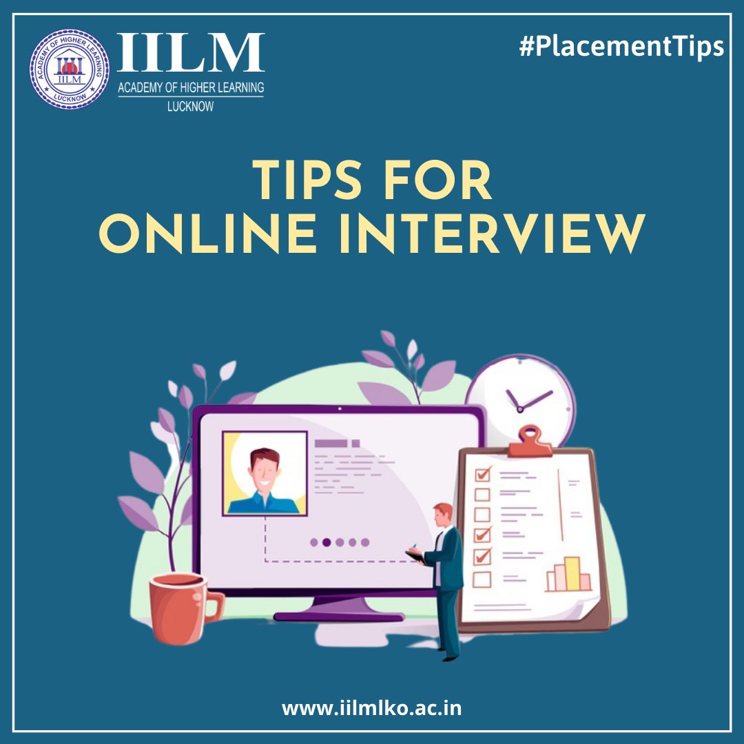 iilmahllko's tweet image. The Career Development Centre at IILM is committed to bringing excellent placement opportunities. Over the years, it has brought great final placement opportunities for the students.

Sharing Tips for Online Interviews.
#placementtips #finalplacements #CDC #iilmlucknow #pgdm