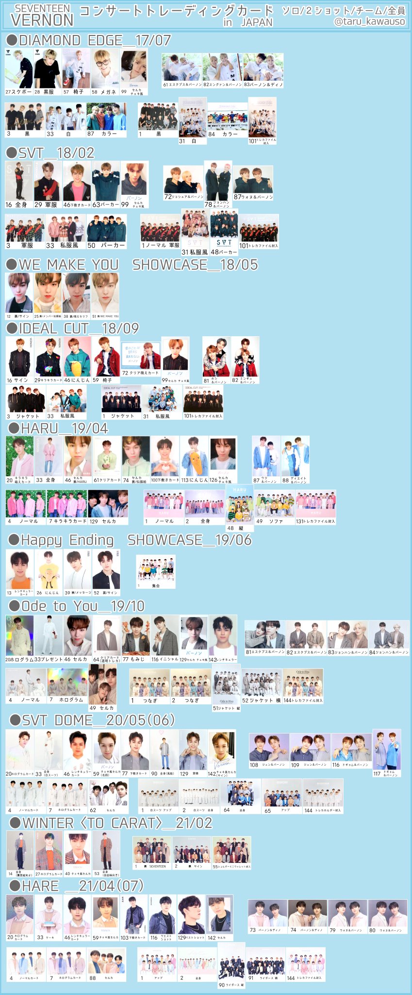 まとめ商品】ジョンハン 過去トレカ メッセージトレカ