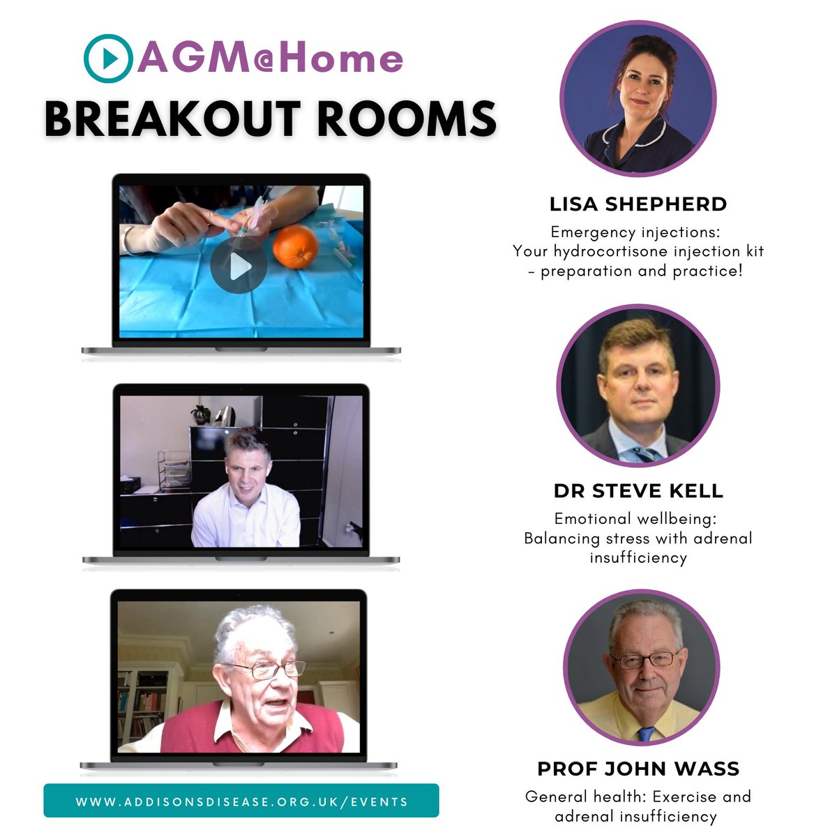 AddisonsUK's tweet photo. Now we're swapped the sun for rain☔️, why not settle down with a cuppa this Sunday &amp; catch up on our 2021 AGM &amp; mini-conference with our AGM@Home!☕️

📽️Available to watch on-demand via our online forum:
https://t.co/iAyogk59MN 

#AddisonsQA #AddisonsDisease #AdrenalInsufficiency https://t.co/2N5WCDo4lF