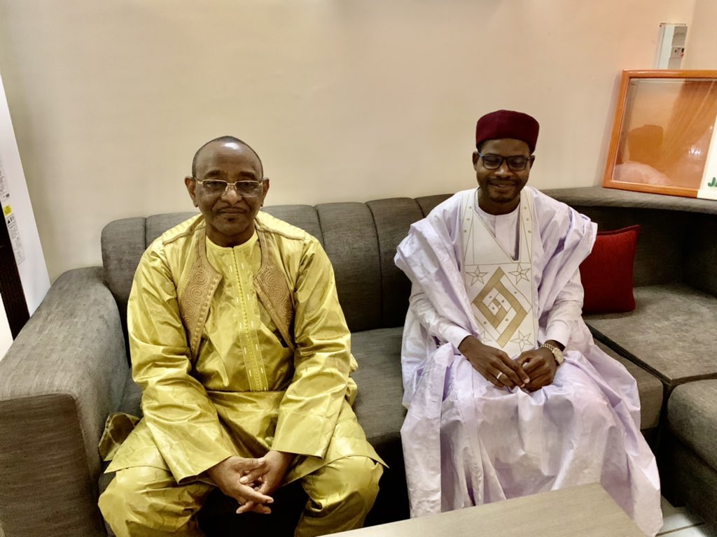 Avec le Président Albade Abouba du MPR Jamhuriya.