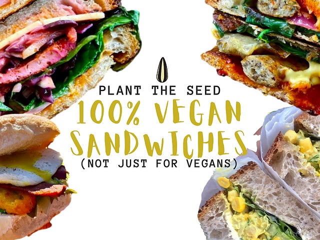 You can now get your vegan sandwiches from the Eastbourne market every Wednesday! 
Find out more at e17planttheseed.co.uk 
#vegan #ebo #market #food