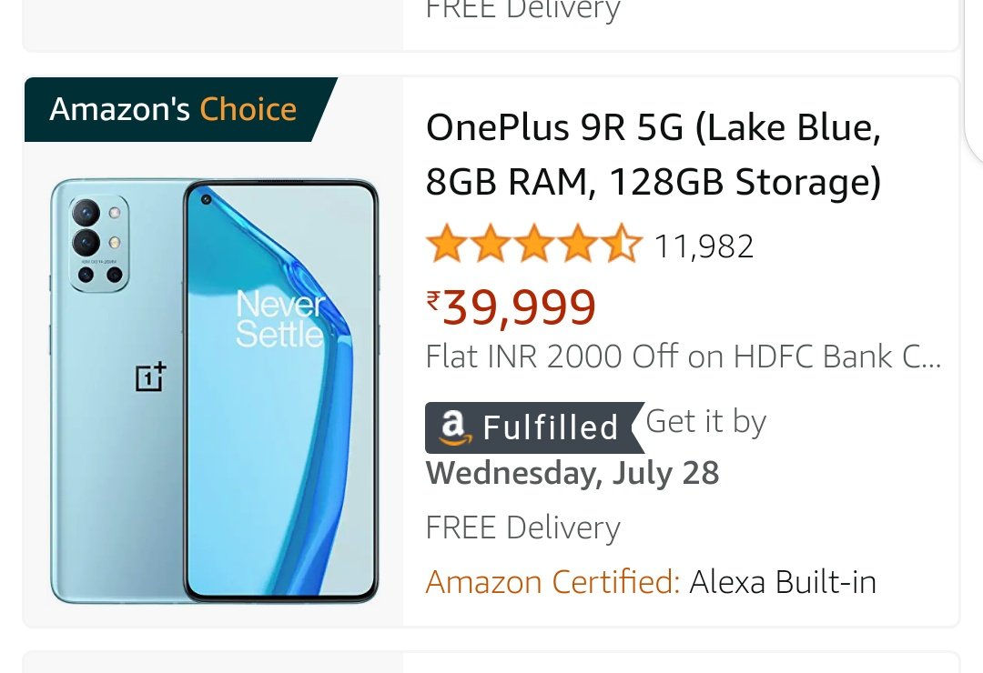 <a href="/amazonIN/">Amazon India</a> Decoded : ₹39,999/-

👆🏻+✌🏻= 3
🖐🏻+✌🏻+✌🏻= 9
🖐🏻+✌🏻+✌🏻= 9
🖐🏻+✌🏻+✌🏻= 9
🖐🏻+✌🏻+✌🏻= 9.  = ₹39,999/-
#SmartphonesOnAmazonPrimeDay #AmazonPrimeDayOnePlus9R5G 
#DiscoverJoy #AmazonPrimeDay 
Join in friends 😍
<a href="/GargeeGanguly/">Gargee Ganguly</a> @GURVINDER_M <a href="/sameerghazi11/">Sameer Ghazi</a> <a href="/GauravP26479152/">Gaurav Porwal</a> <a href="/Vae_2Climb/">Bunny 2.0</a>