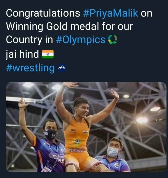 karansamewar's tweet photo. #WorldCadetWrestlin
#priyamalik
#hungri https://t.co/3TLKEjnxh6