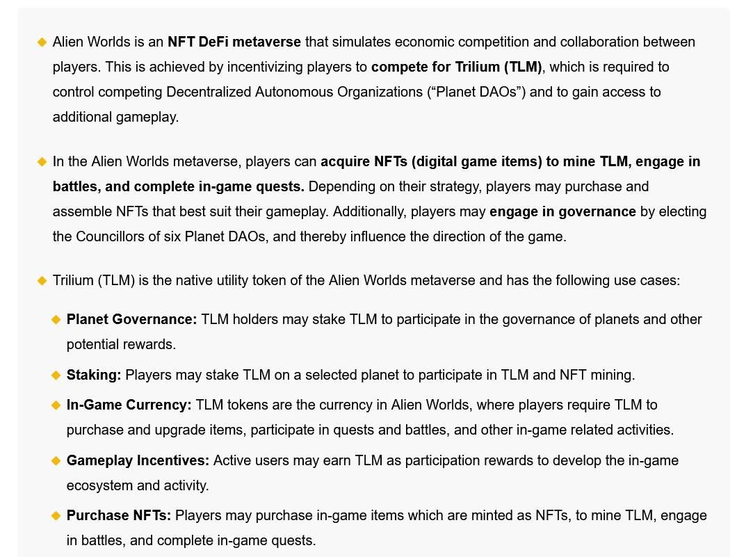 j0hnnyw00's tweet photo. Read carefully $TLM #Binance research report. I believe this #alt could be the next $AXS because it has all ingredients.
In-game currency: just like AXS, you need TLM to purchase and upgrade items, participate in quests and battles. It means more demand and 💣📈price 
Plz Like&amp;RT https://t.co/xYXcO6amjh