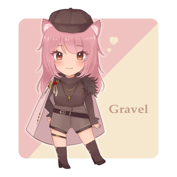 ちっちゃいグラベル☺️
#アークナイツ 