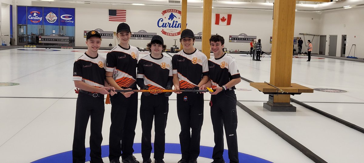 ostheimerd's tweet photo. Today we played Team Tamboli, another @endgamecurling sponsored team. We both want to thank End Game for their support of our curling. #TeamHebert https://t.co/QhdBfNGAeU