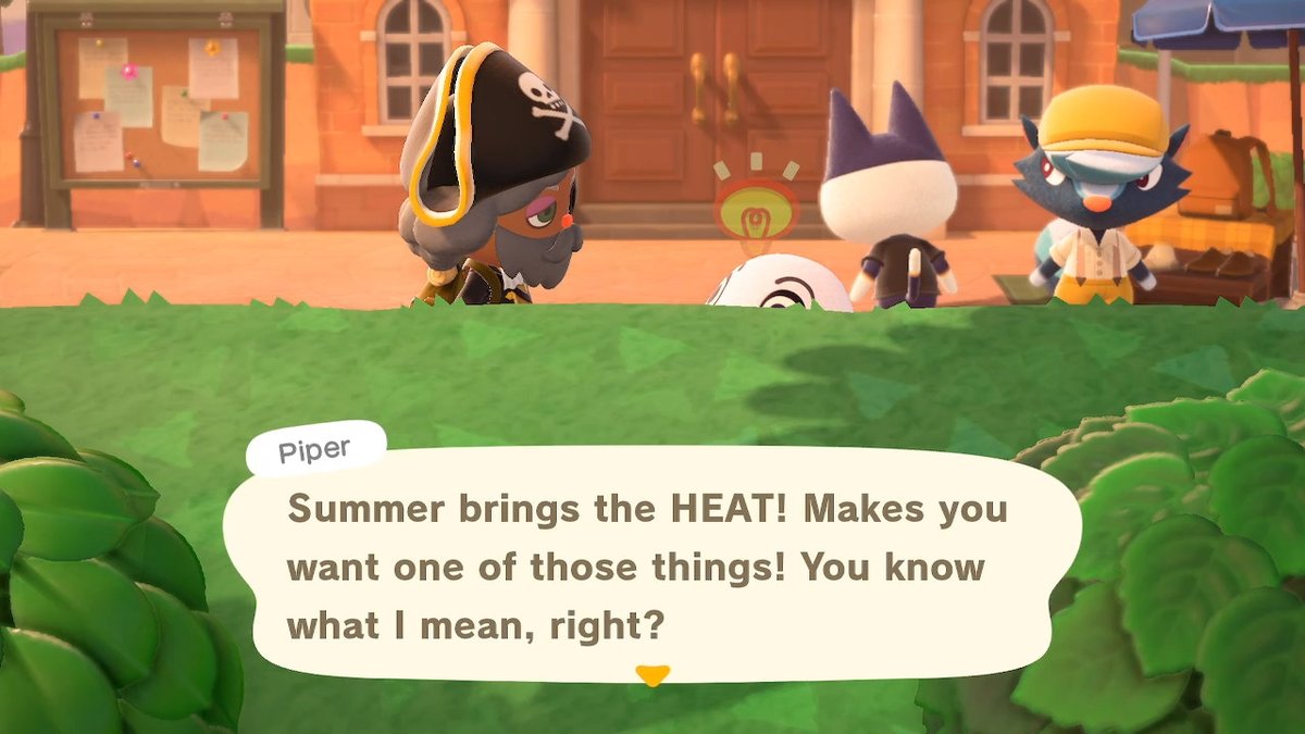 Diabloshadow12's tweet photo. I'm sorry... YOU DO WHAT WITH WHAT? #AnimalCrossing #ACNH https://t.co/3ZIx0LD0av
