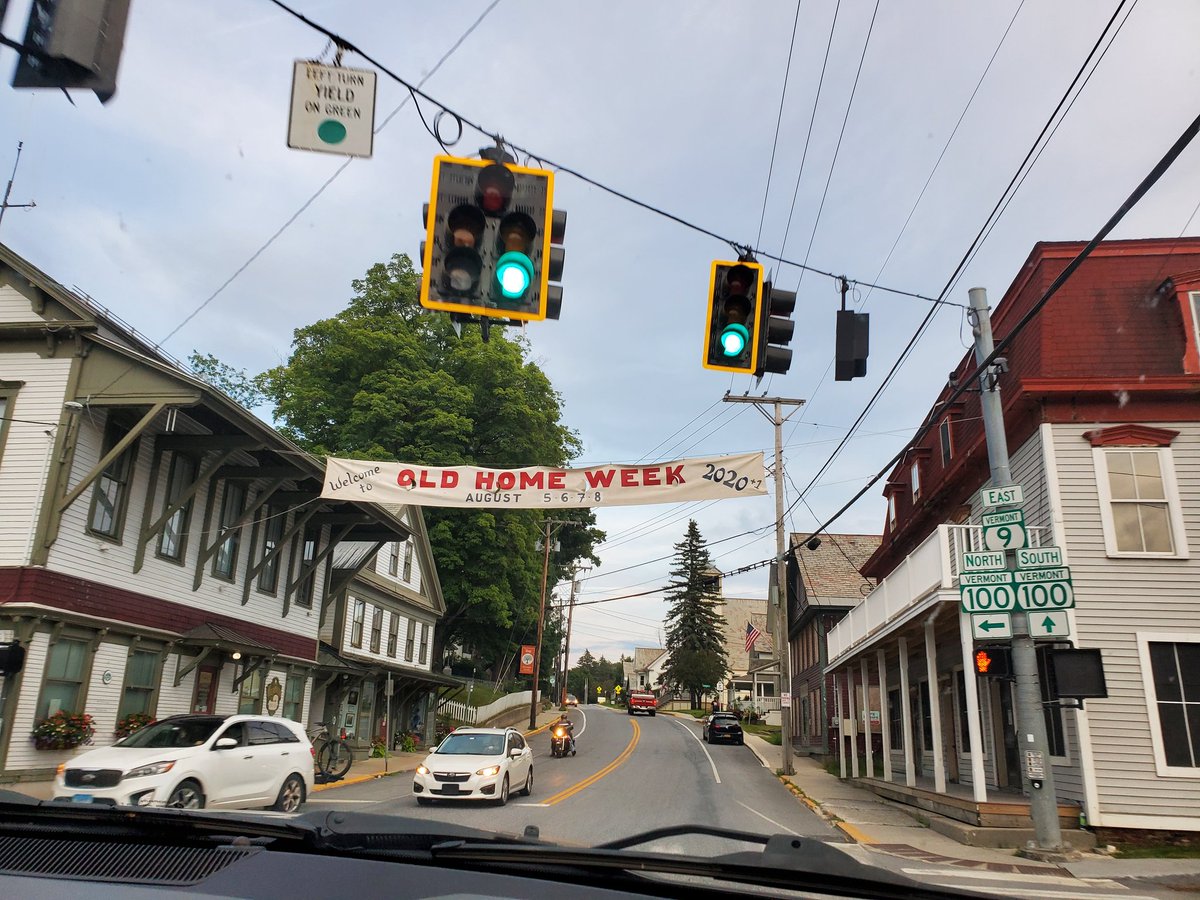 Social4Sarah's tweet photo. Saw this today while driving thru a VT town... Creative sign adjustment if you ask me. 😂
#2020Plus1 https://t.co/HqrKVMsLA9