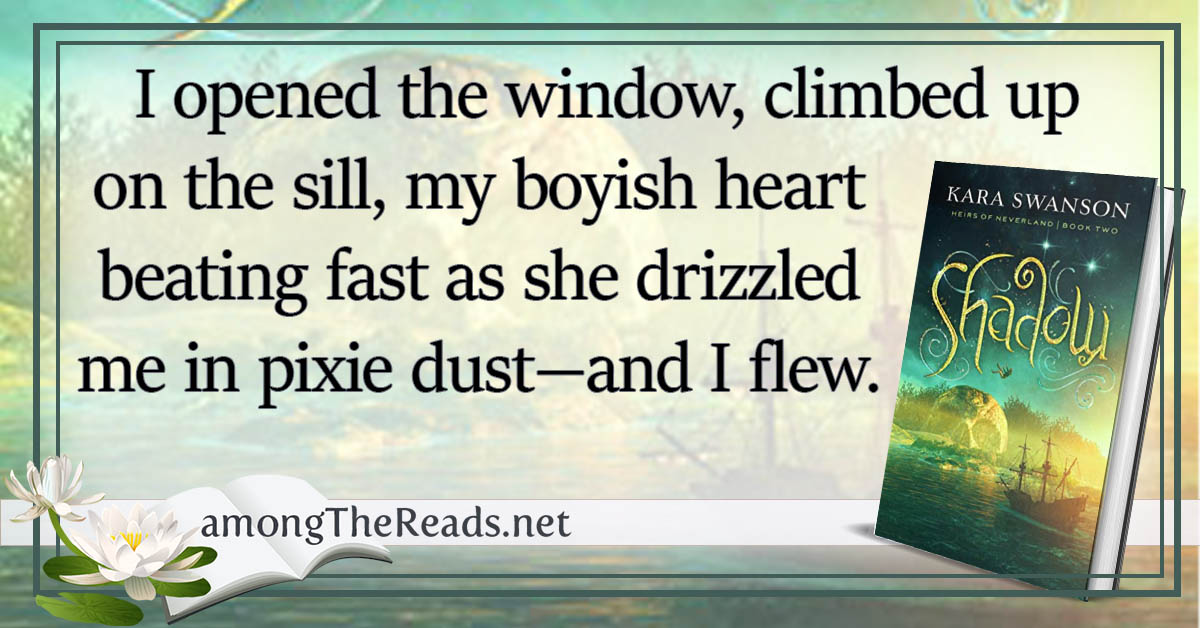 amongthereads's tweet photo. My review of #Shadow by Kara Swanson #HeirsofNeverland I opened the window, climbed up on the sill, my boyish heart beating fast as she drizzled me in pixie dust—and I flew. - @kswansonauthor @EnclaveBooks #fantasy #avidreader https://t.co/rjgz9d52t2 https://t.co/AZOLUWj14H