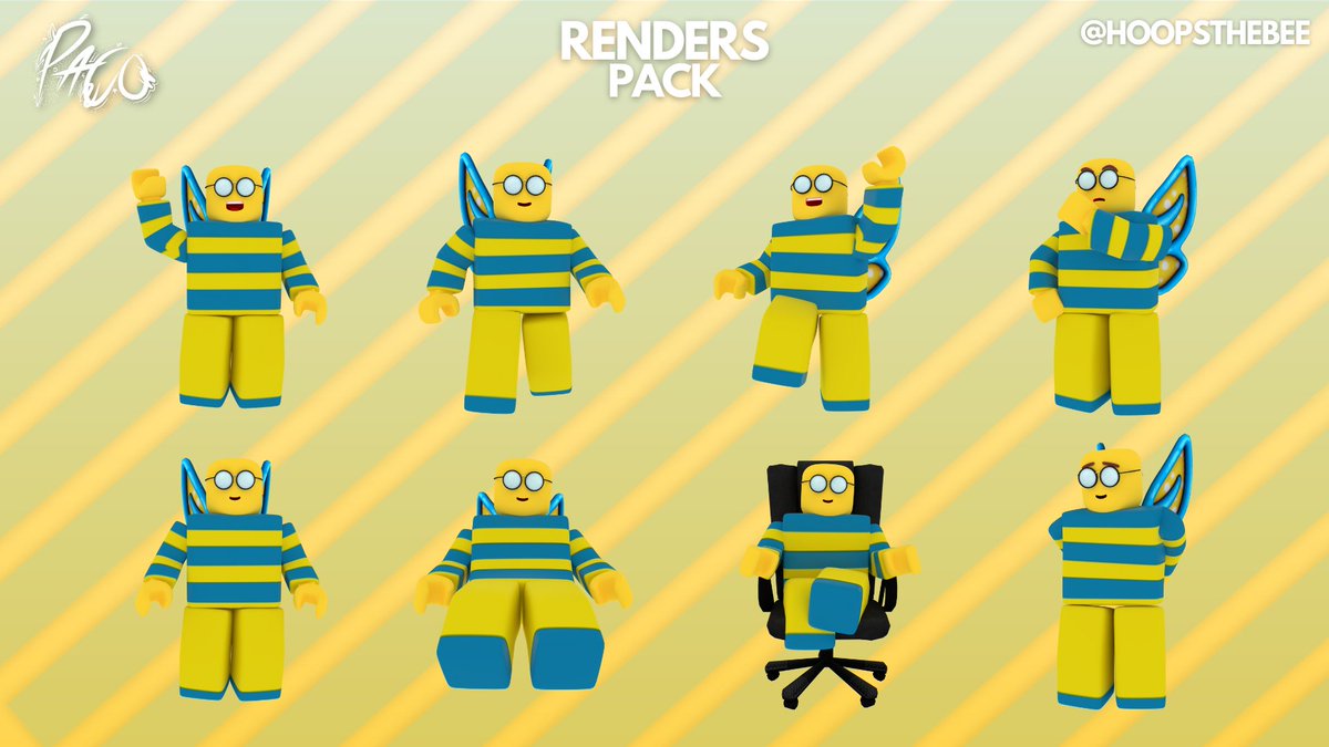 PacoAnimations's tweet photo. 🔥 MEGA RENDERS PACK FOR @HoopsTheBee
Old commission but forgot to post.
Commissions are open (Check pinned) 👀
LIKES ♥️ AND RETWEETS 🔁 ARE APPRECIATED!
#Roblox #RobloxGFX #RobloxDev #RobloxDev #RobloxArt #RobloxYoutube #PacoAnimations https://t.co/mqampczjES