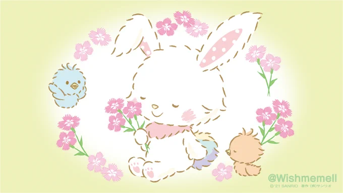 ナデシコの花言葉は「無邪気」。 
余裕がなくなってしまうと、周りが見えなくなることもあるかもしれないけれど、いつでも素直なきもちでいられるといいなぁ♪
 #メルの花言葉 