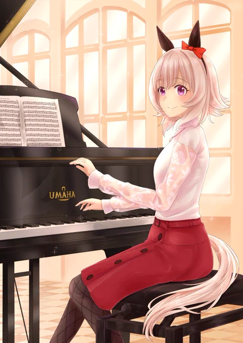 カレンチャンの特技がピアノなの、すごくらしいと思う
#ウマ娘 #カレンチャン 