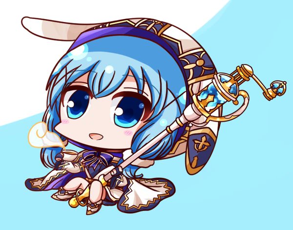 的確 のヘアピンつけるの忘れてた ごちうさのチマメクロニクル チノちゃん デフォルメ 絵描きさんと繋がりたい