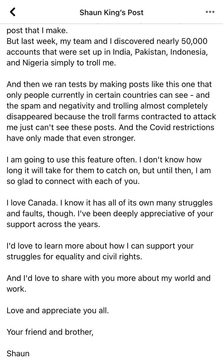 chris_notcapn's tweet photo. Shaun King has now moved onto scamming Candadians. https://t.co/0neVJNX4OQ