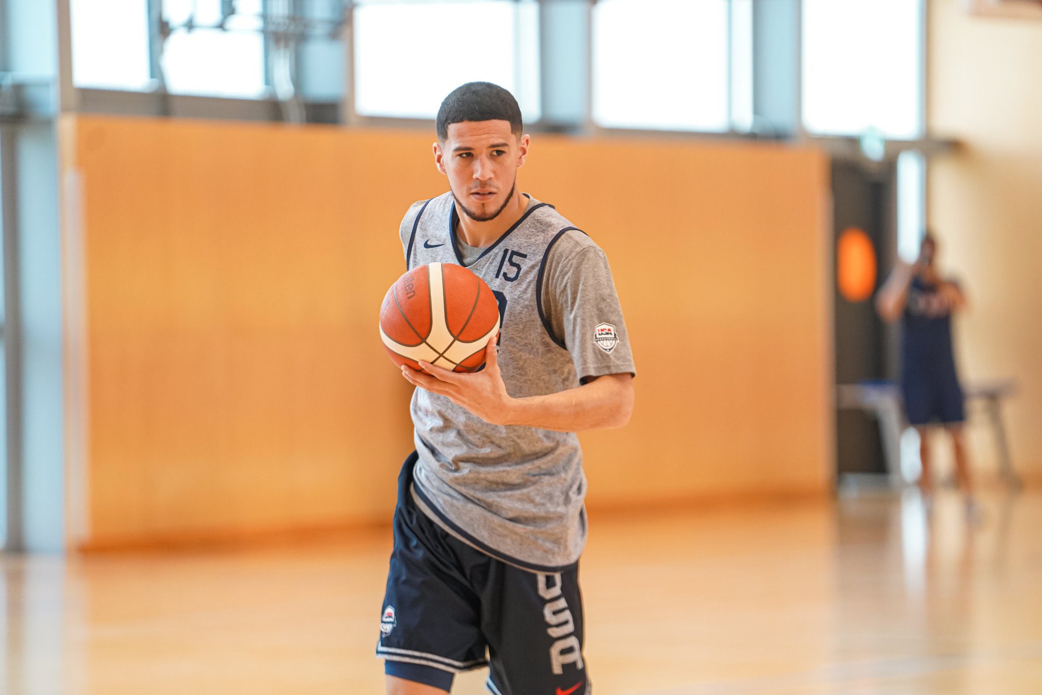 Evan Sidery On Twitter Team Usa Announces Devin Booker Will Be Available For Their First Game In The Olympics Vs France At 5 A M Az Time Tomorrow Here S Booker In Team Usa