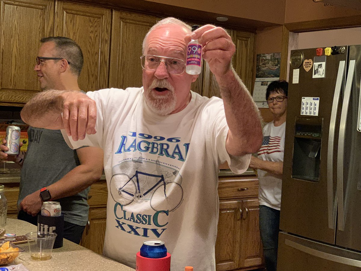 TeamFish00's tweet photo. The OG, Mayor Joel Fisch sharing his home and hospitality on day 0! https://t.co/BkBByFXY5C
