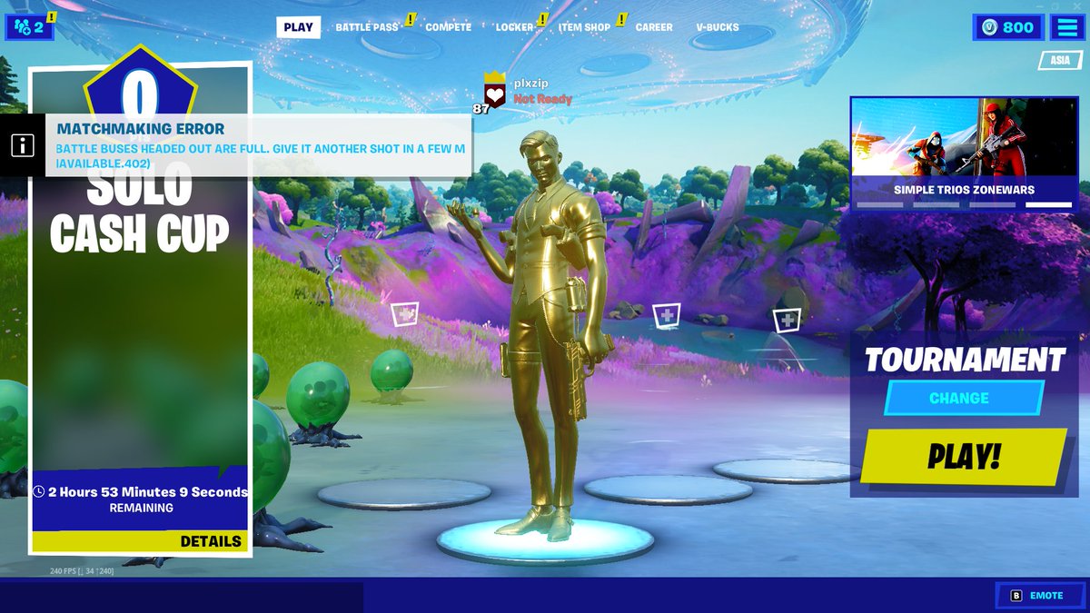 Solo Cash Cup ASIA start pleaseee 
<a href="/FNCompetitive/">Fortnite Competitive</a>