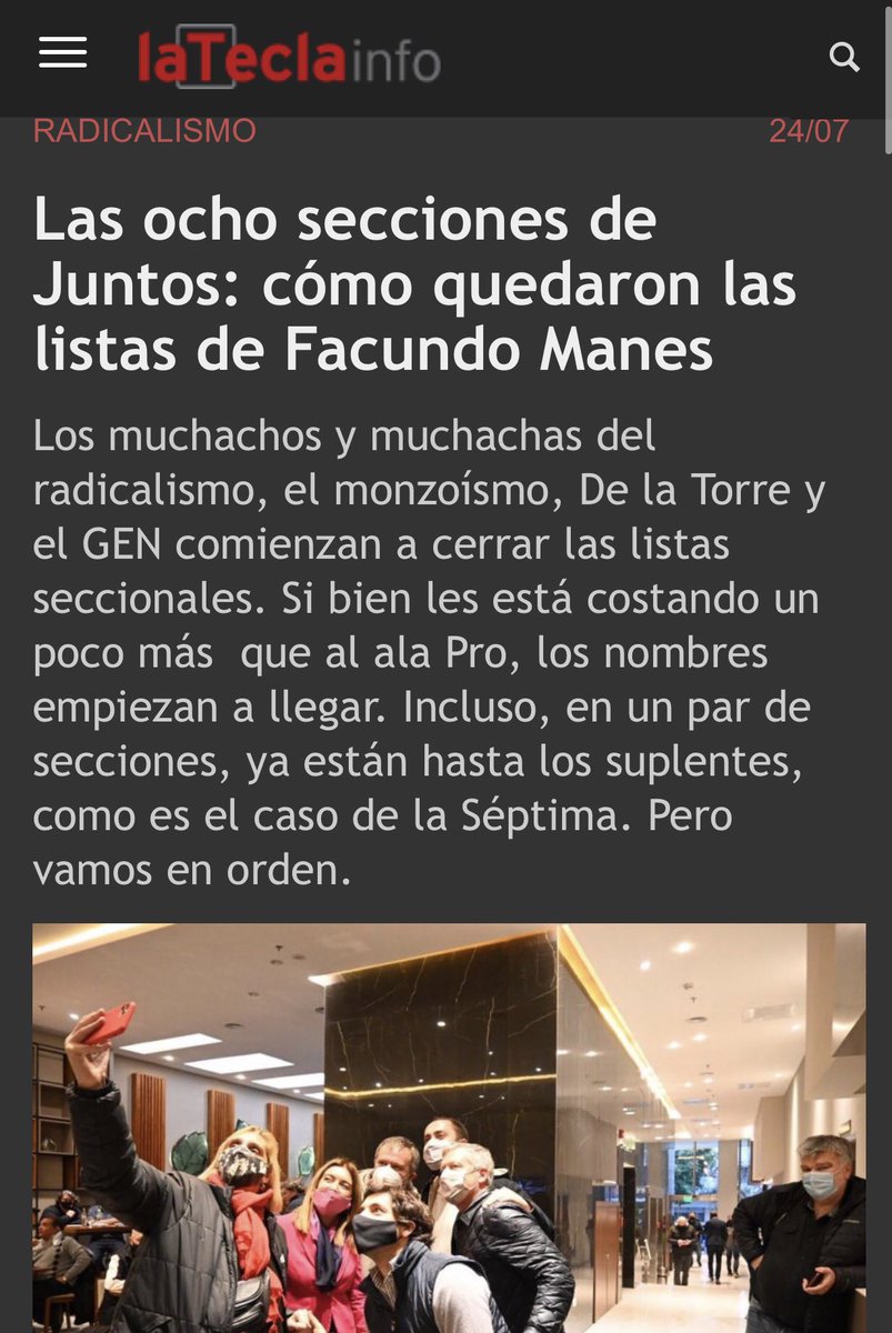 JuntosAreco's tweet photo. Felicitaciones @GMorrow01 6ta en la lista de diputados Provinciales por la segunda Sección Electoral acompańando a @ManesF #juntos @rattofranc @NanoPereaSADA https://t.co/QCCxuBmtuT