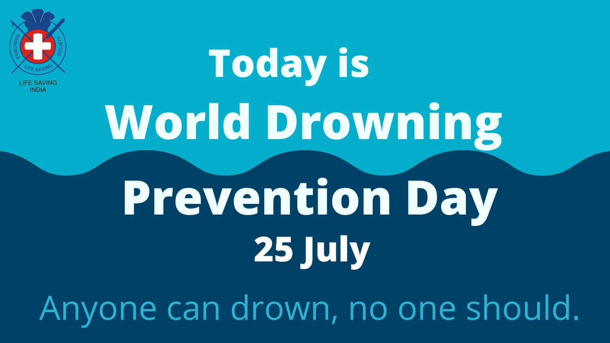 Today on the first World Drowning Prevention Day
RLSS (India) is reaching out to the youth to spread awareness of safety in and around water bodies all over the country.

Together We Can Prevent Drowning.

#DrowningPrevention  #DrowningPreventionDay