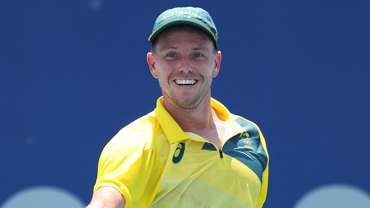 AUS Olympic Team (@ausolympicteam) on Twitter photo From dropping the first set to winning the decider in a tiebreaker, <a href="/JamesDuck21/">James Duckworth</a> is moving on to the second round!
🇦🇺 James Duckworth def. 🇸🇰 Lukas Klein 5-7 6-3 7-6
#TokyoTogether | #Tennis | <a href="/TennisAustralia/">TennisAustralia</a> From dropping the first set to winning the decider in a tiebreaker, <a href="/JamesDuck21/">James Duckworth</a> is moving on to the second round!
🇦🇺 James Duckworth def. 🇸🇰 Lukas Klein 5-7 6-3 7-6
#TokyoTogether | #Tennis | <a href="/TennisAustralia/">TennisAustralia</a>