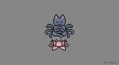 pixiedelia's tweet photo. A peaceful feline with multiple tails for my #RandomCreature entry.
@Pixel_Dailies #pixel_dailies #pixelart https://t.co/pMKQBVJdGZ