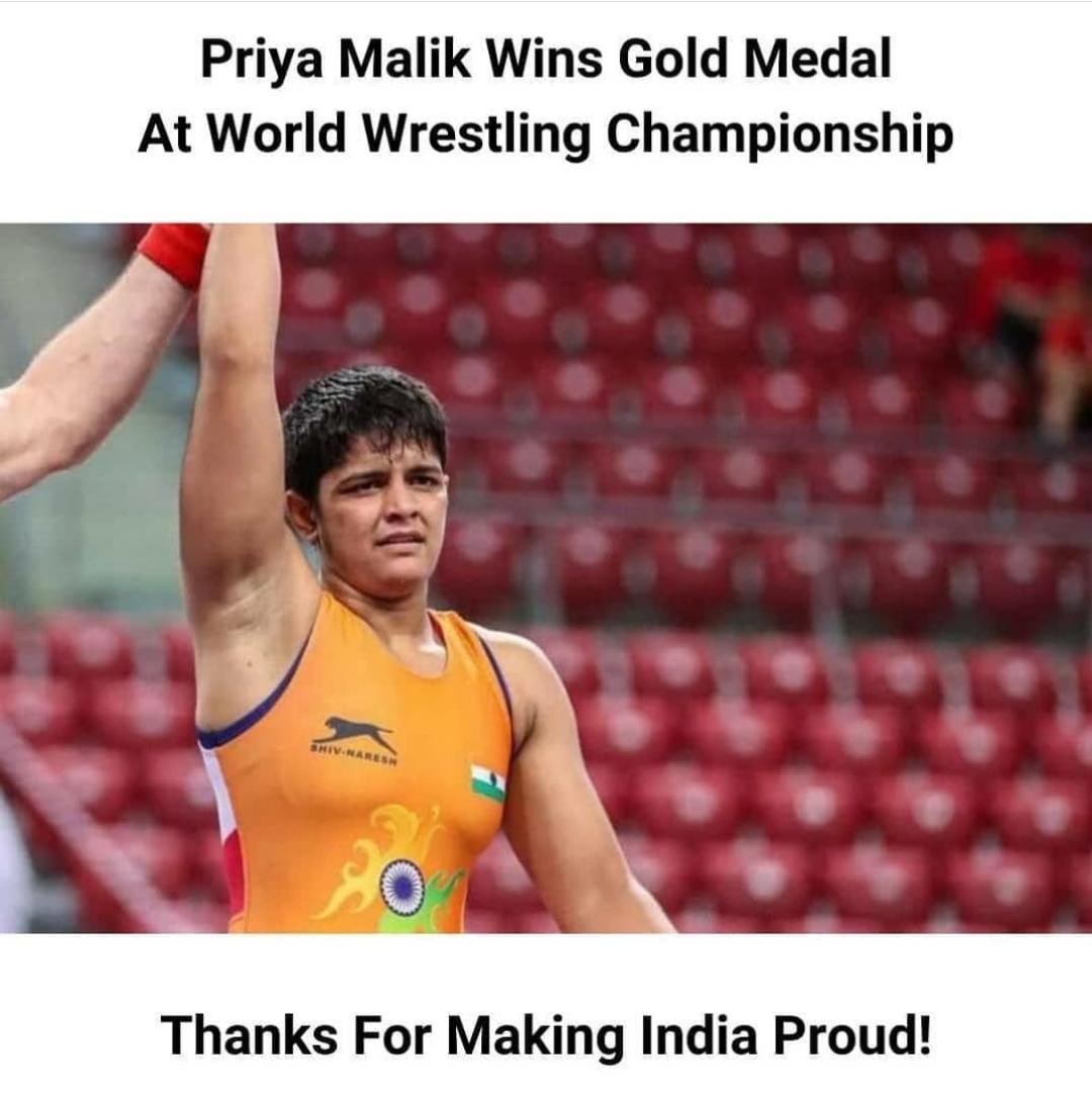 mgmallikarjun_7's tweet photo. #priyamalik #Olympics #TokyoOlympics2021 congratulations https://t.co/LIBBT4HoZJ