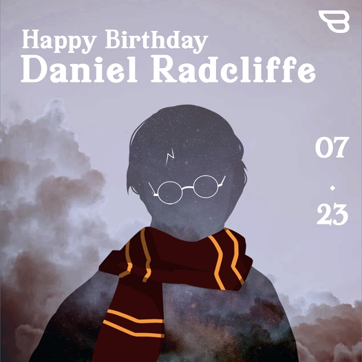 Happy birthday to our Harry Potter! Enjoy a magical day!   :) 