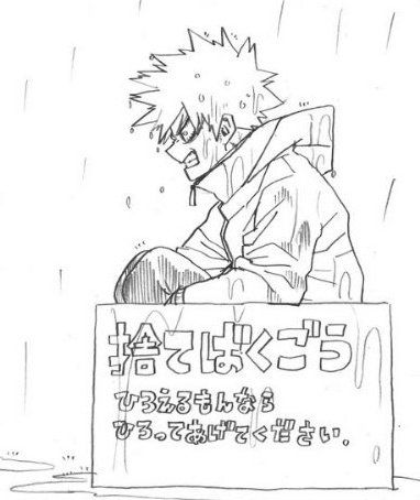 "Thrown away Bakugou. Please take him in if you are able. " 😭😭😭😭😭 