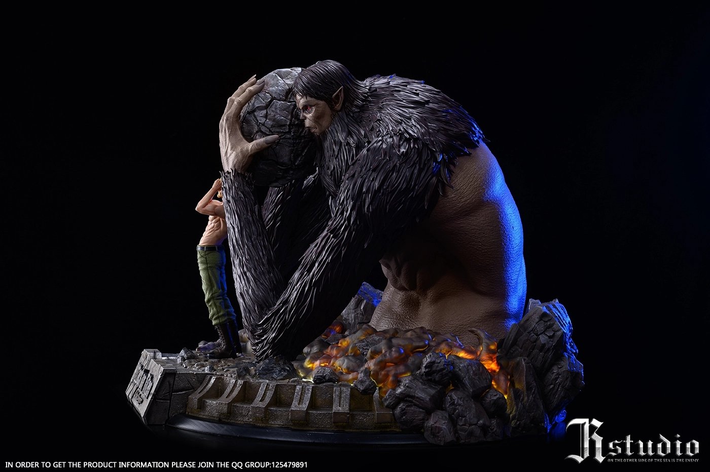 進撃の巨人 獣の巨人 ガレージキット ガレキ スタチュー① 進撃の巨人 獣の巨人 ガレージキット