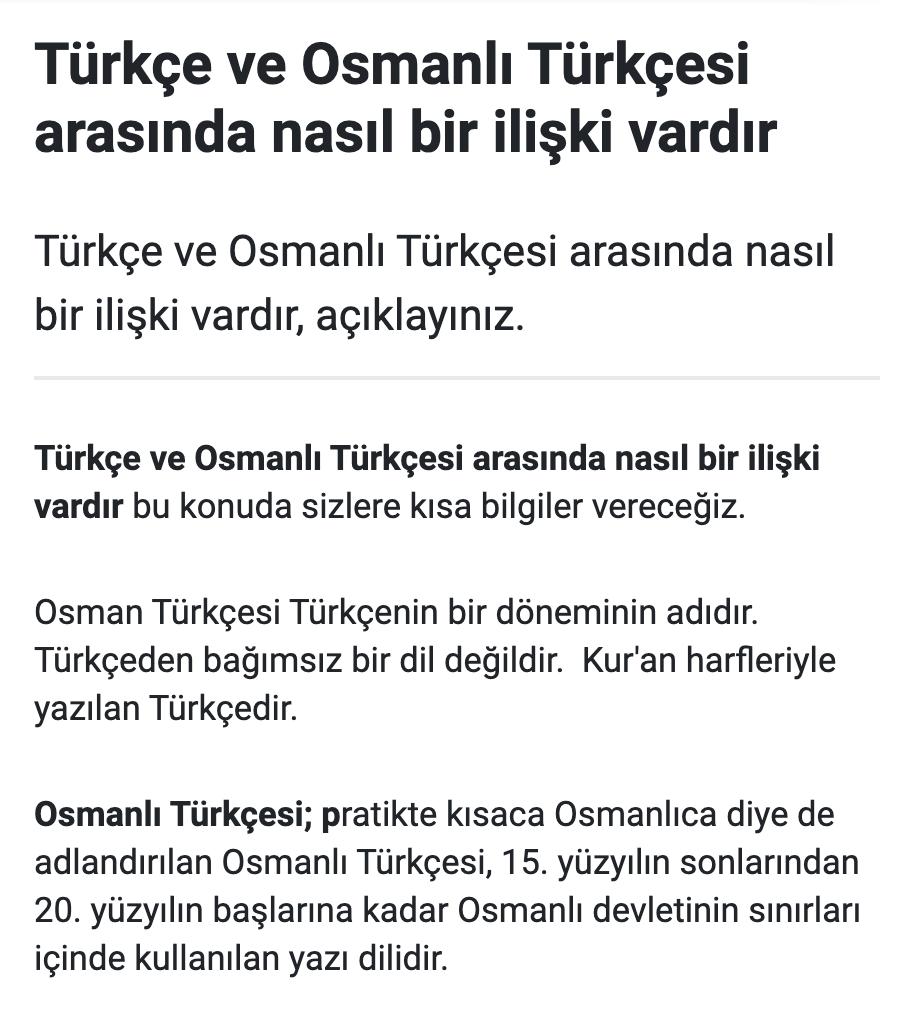 turk aydini millici on twitter e secer turkce ve osmanli turkcesi arasinda nasil bir iliski vardir osmanli turkcesi turkcenin bir doneminin adidir turkceden bagimsiz bir dil degildir kur an arap harfleriyle
