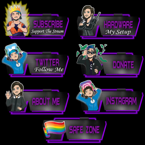 killer_anubis's tweet image. Heck yeah check these cool panels out. Love these to bits!!!! @MAGraphics6 thanks for these, if anyone is looking for some work done they also do animated emotes and other streaming art for all streaming needs 😍💙💜
#twitch #streamers #emotes