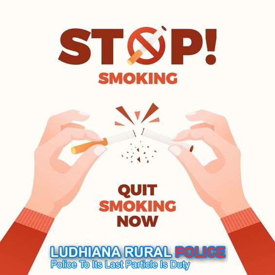 Life is beautiful; Why smoke and make it regretful?
#TobaccoAwareness #NoSmoking #QuitSMOKING
 #nosmokingm #PunjabPoliceIndia #IGPLudhianaRange #LudhianaRuralPolice