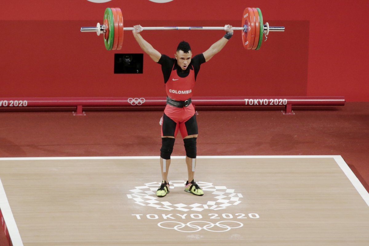 El colombiano Luis Javier Mosquera igualó el récord olímpico en la modalidad de arranque de la división de los 67 kilogramos del torneo de levantamiento de pesas de los Juegos Olímpicos Tokio 2020.