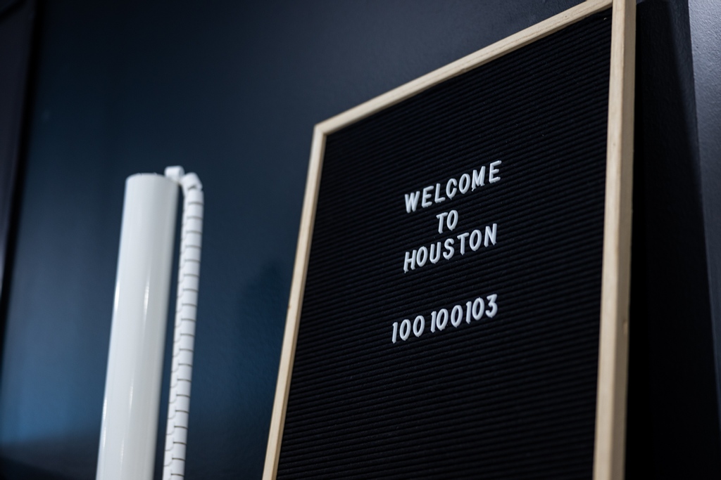 We've had this sign at the office forever, but no-one seems to remember what the 100 100103 stands for. Any good guesses? 😅 

#HoustonInc #HoustonMysteries #OfficeDecor #100100103 #🔢