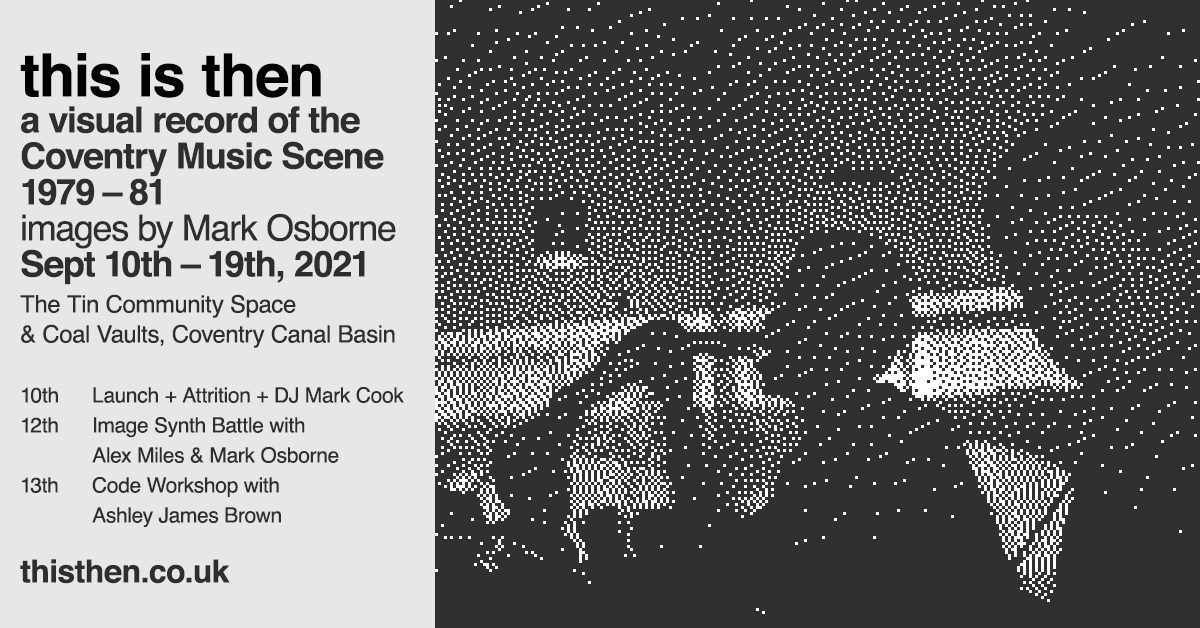 attritionuk's tweet photo. ATTRITION perform Death House Variations for the first time since the dark ambient score was released initially in 1982.... Sept 10th 2021 at The Tin, Canal basin, Coventry. A City of Culture event
#coc2021 #coventryis #attrition #industrial #darkambient https://t.co/6YyAMLATIC