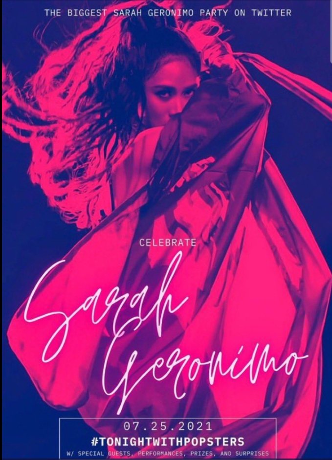  SARAH GERONIMO DAY
HAPPY BIRTHDAY POPSTAR ROYALTY 