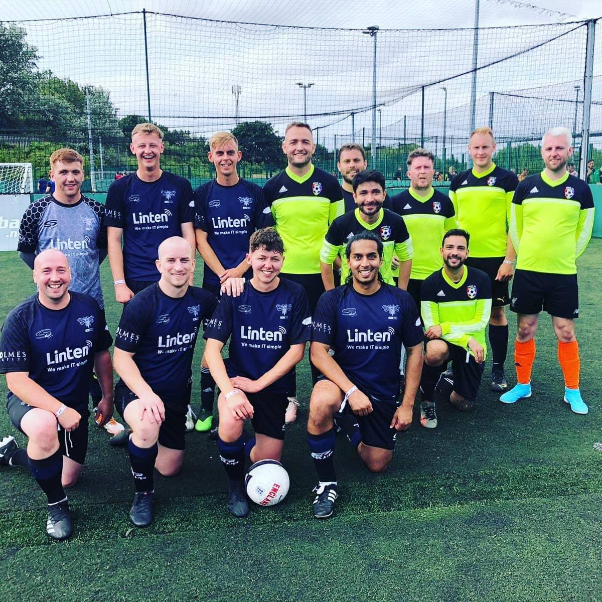 SohoFC's tweet photo. Well done and big thanks to all involved in organising the @gfsnUK weekend in Blackpool ⚽️🏳️‍⚧️🏳️‍🌈 @AlexBFenton @FamilyLawLondon @GezTomnay @Rocchi_London @OwenPCain @brandonpeat2 @TheCastingGuy @jalison_dasilva @maxramsay @G_Foz @adammarkrobson @HKing_7 @Juvelad @SportsMediaLGBT https://t.co/C5o8YTarve