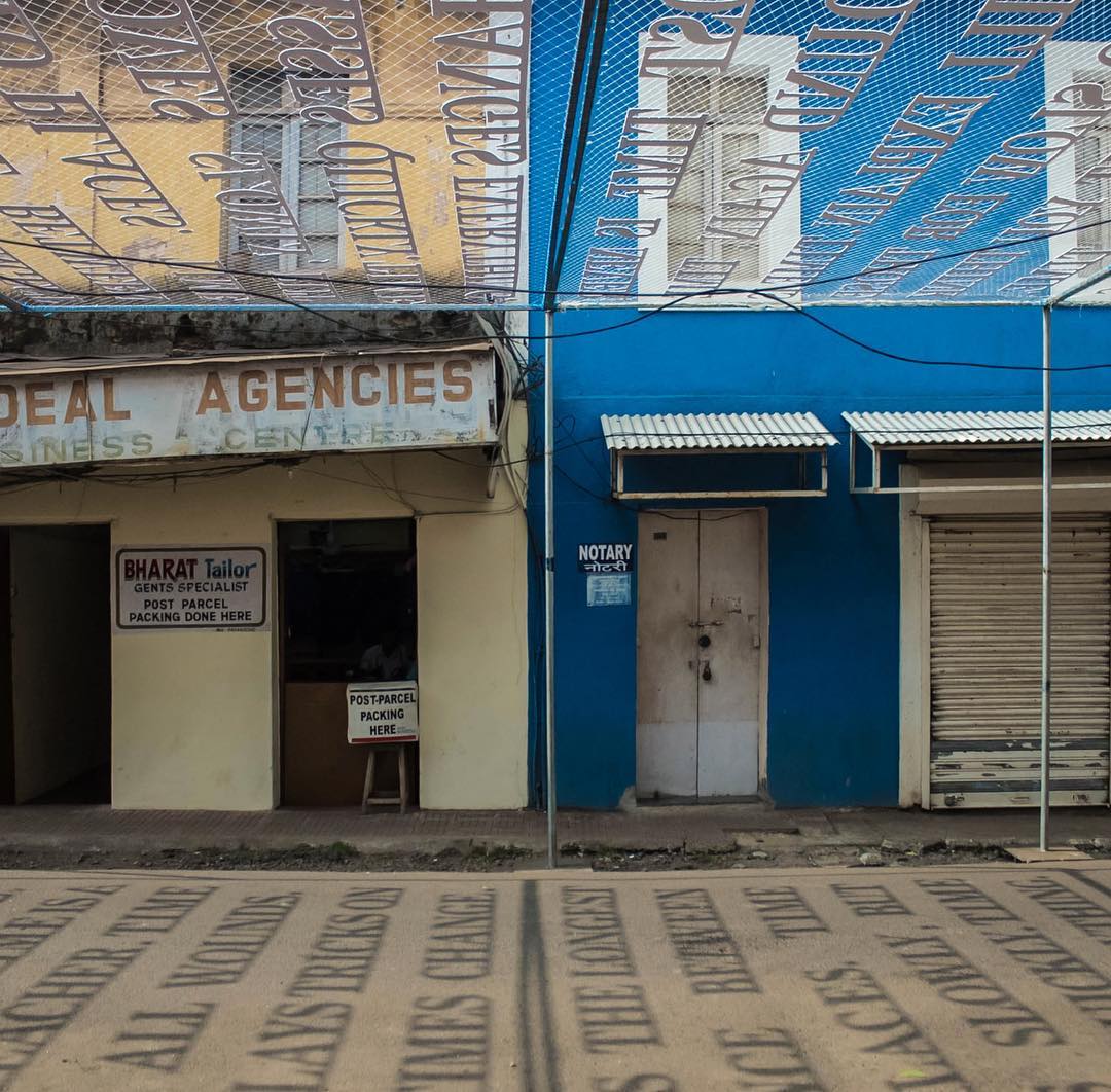 usingourloaf's tweet image. Theories of time by Daku. Panjim, Goa.

#FontSunday #SouthAsianHeritageMonth 
@SAHM_UK @DesignMuseum