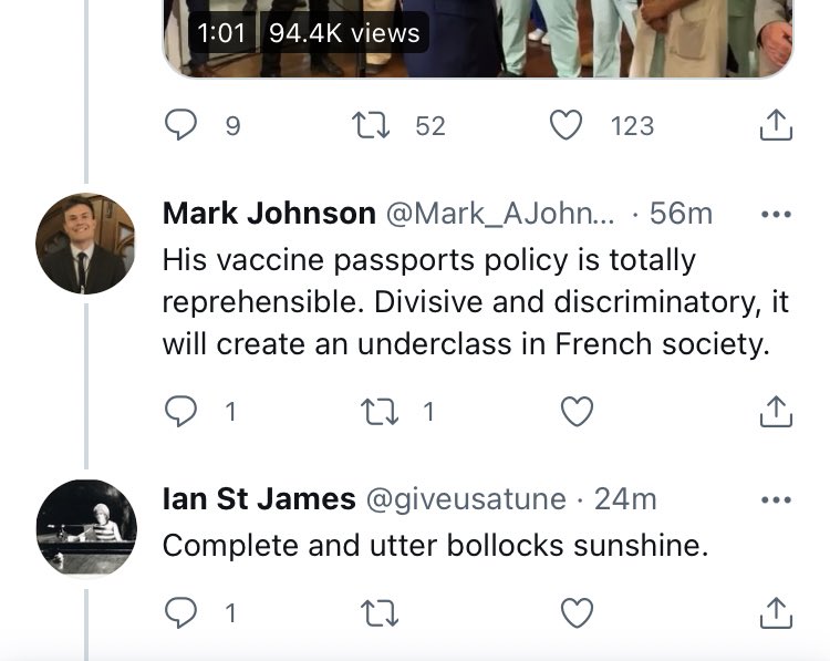 Mark_AJohnson's tweet photo. I desperately try not to get drawn into Twitter squabbles these days but this juxtaposition is too funny. #BeKind #BeRespecful https://t.co/KhBPBCg6gN