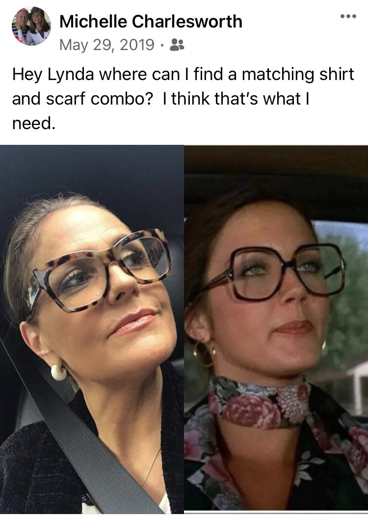 Hahaha!   Oldie but goodie.   Happy 70th Birthday Lynda Carter!!!!!! 